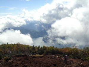 山頂まであと少し! 山頂まであと少し!