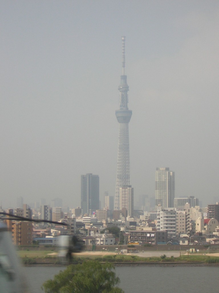 「行く途中で見たスカイツリー」