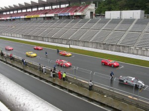 レースのひとコマ