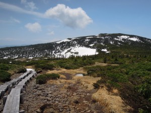 朝日岳山頂